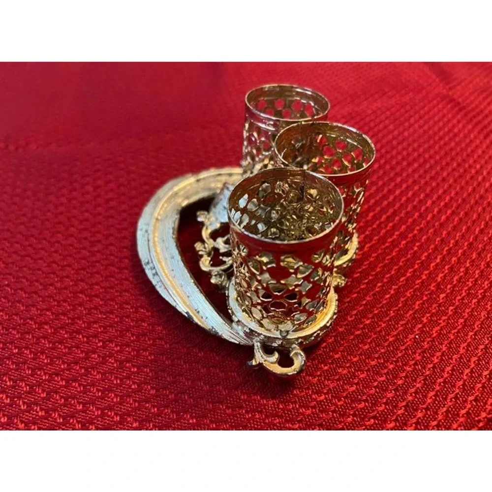 Vintage Lipstick Holder - Holds 3 - Beautiful Vanity Piece